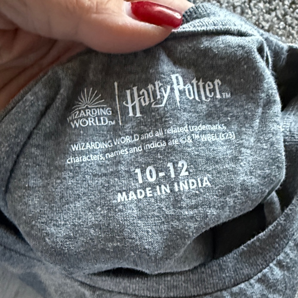 Warner Bros. Gray Tee with Magical Gold Print - Picture 2 of 3